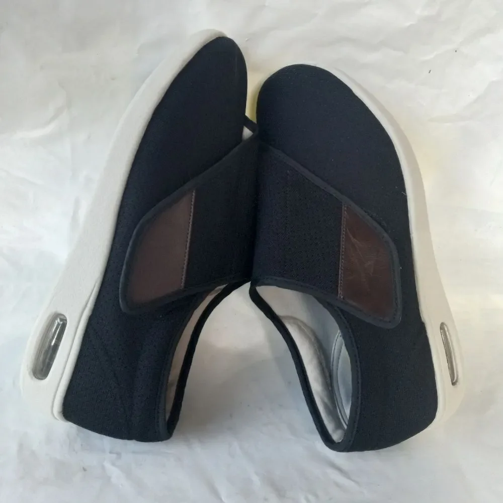 Youyun Women's Size 9 Velcro Wrap Memory Foam Diabetic Shoe